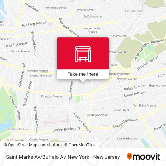 Saint Marks Av/Buffalo Av map