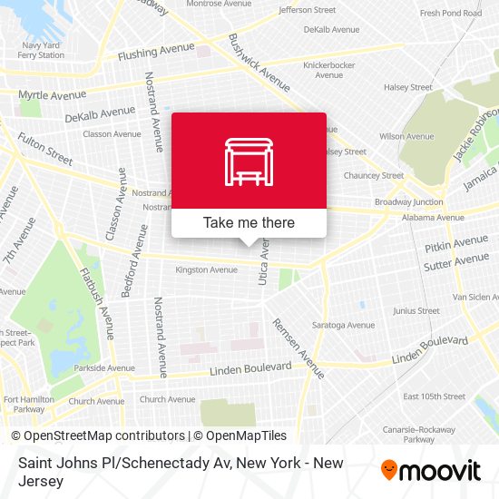 Saint Johns Pl/Schenectady Av map