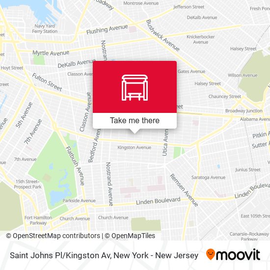 Saint Johns Pl/Kingston Av map