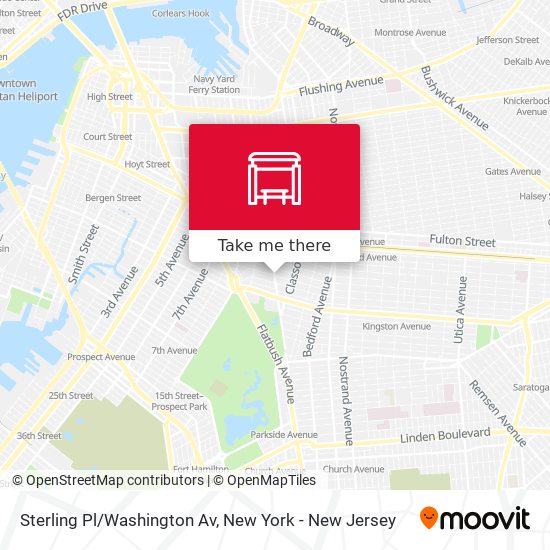 Mapa de Sterling Pl/Washington Av
