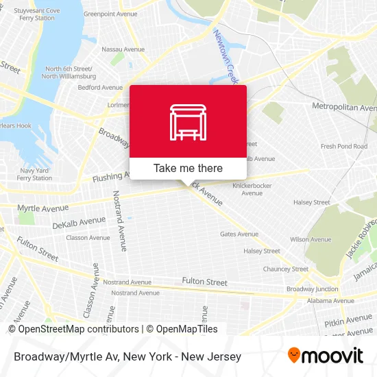 Broadway/Myrtle Av map
