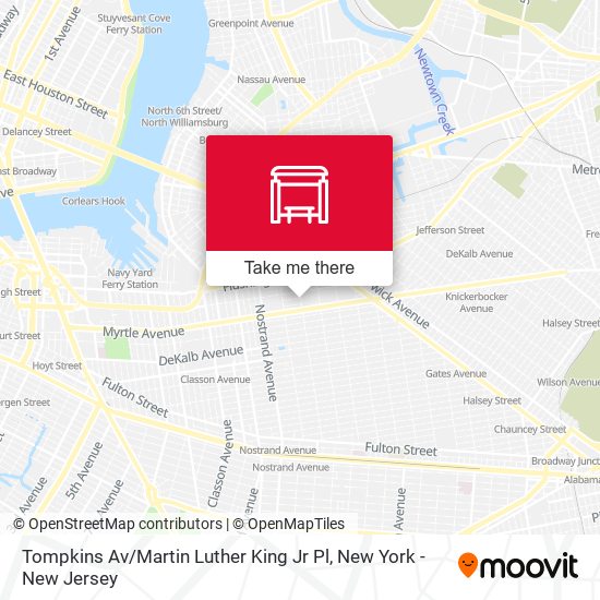 Tompkins Av / Martin Luther King Jr Pl map