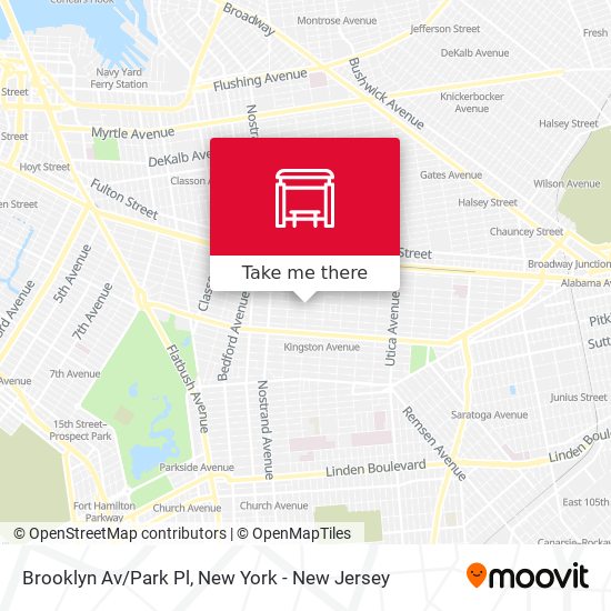 Brooklyn Av/Park Pl map
