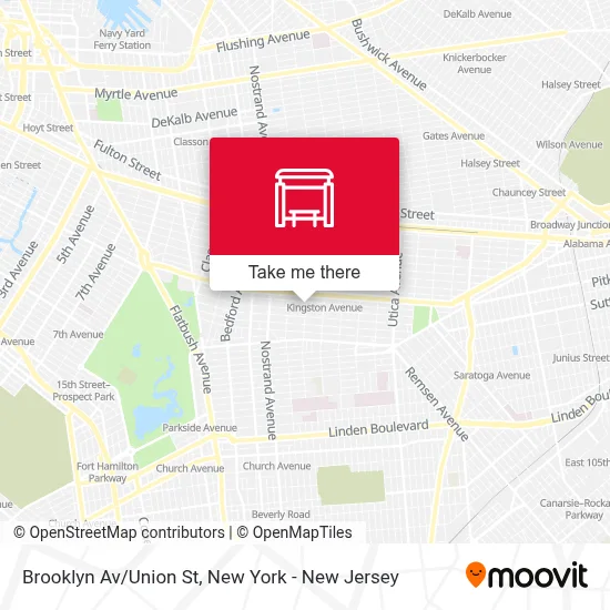 Brooklyn Av/Union St map