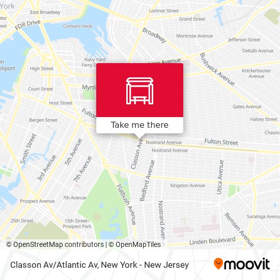Mapa de Classon Av/Atlantic Av