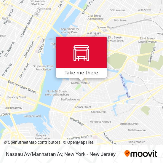 Mapa de Nassau Av/Manhattan Av