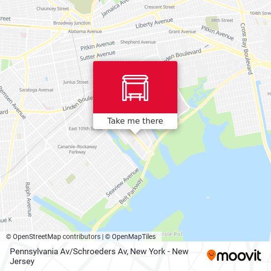 Mapa de Pennsylvania Av/Schroeders Av