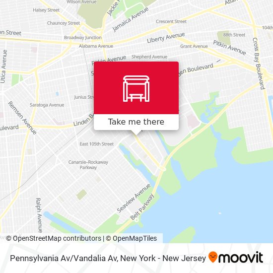 Pennsylvania Av/Vandalia Av map
