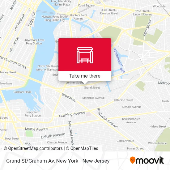 Grand St/Graham Av map