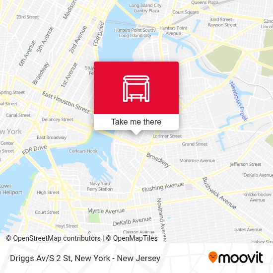 Driggs Av/S 2 St map