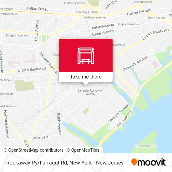 Rockaway Py/Farragut Rd map