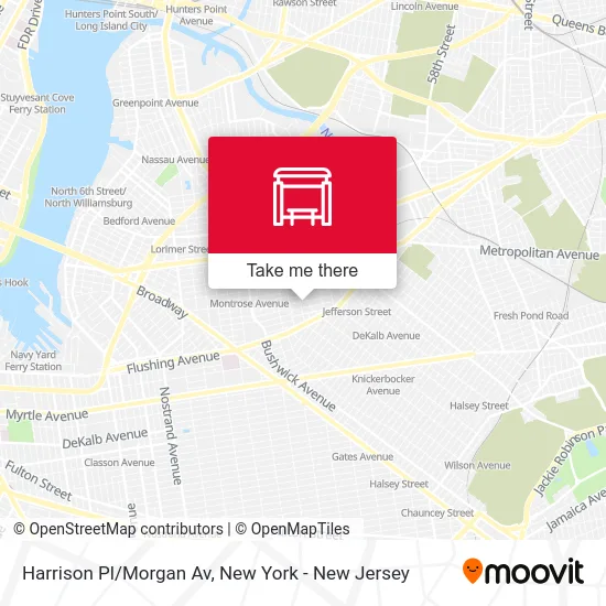 Harrison Pl/Morgan Av map