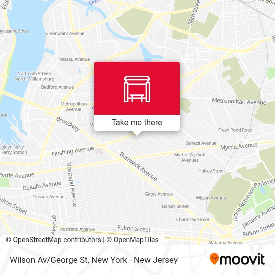 Wilson Av/George St map
