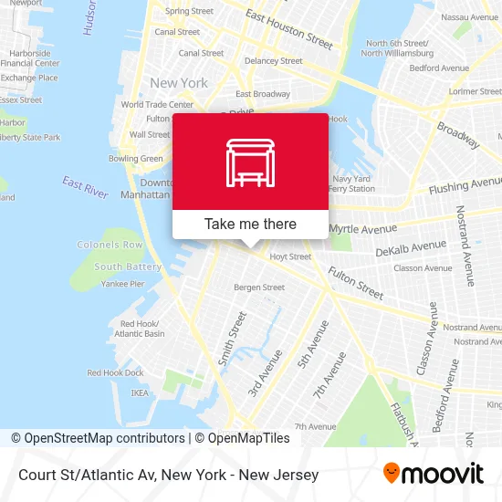 Court St/Atlantic Av map