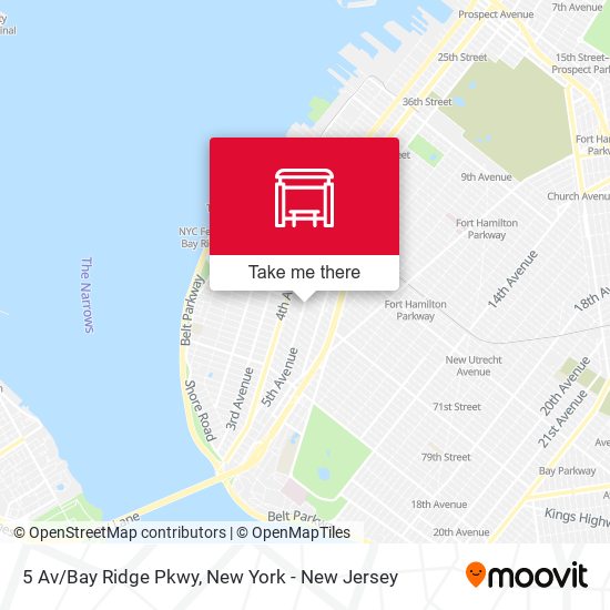 5 Av/Bay Ridge Pkwy map