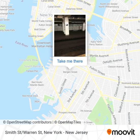 Smith St/Warren St map