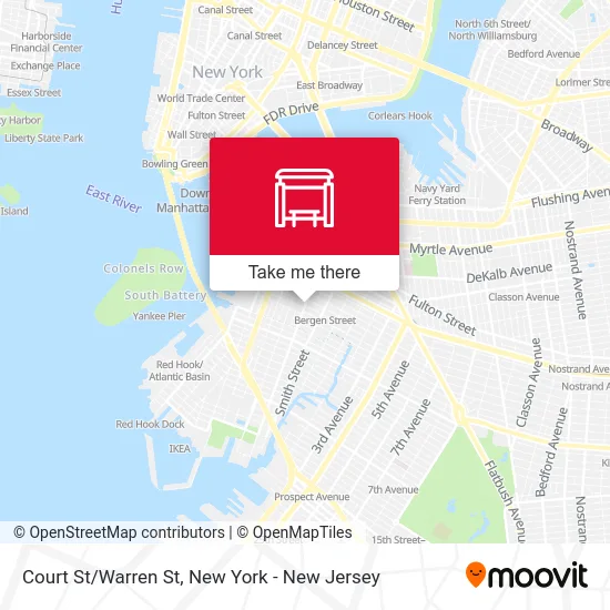 Court St/Warren St map