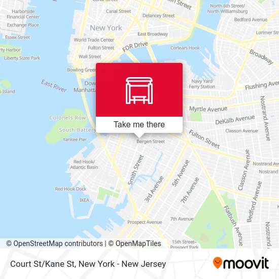 Court St/Kane St map