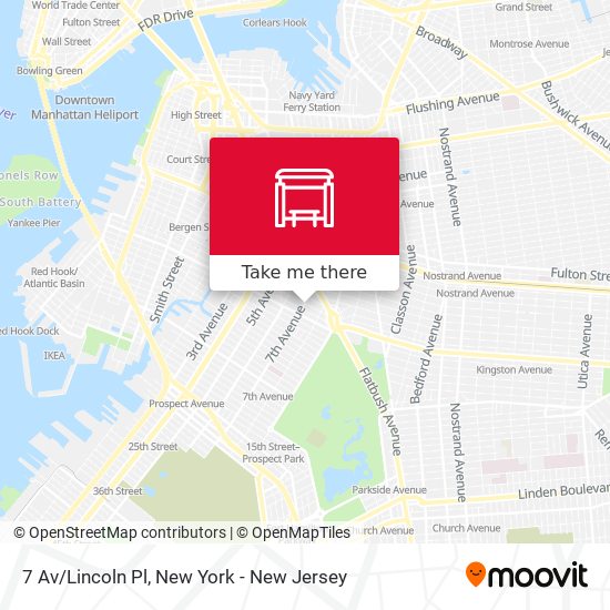 Mapa de 7 Av/Lincoln Pl