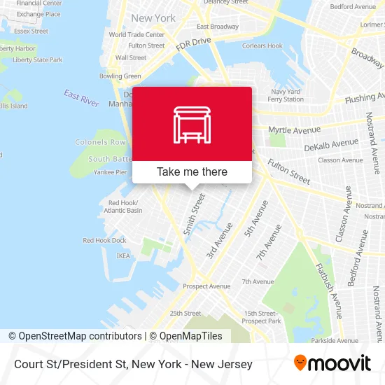 Court St/President St map