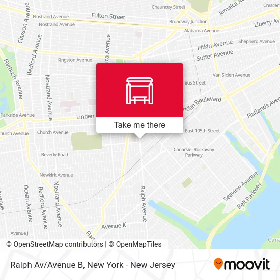 Ralph Av/Avenue B map