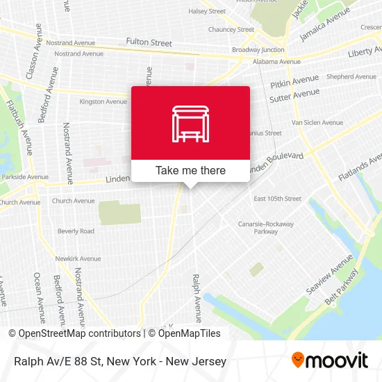 Ralph Av/E 88 St map