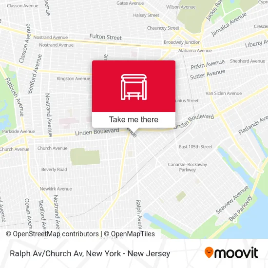 Ralph Av/Church Av map