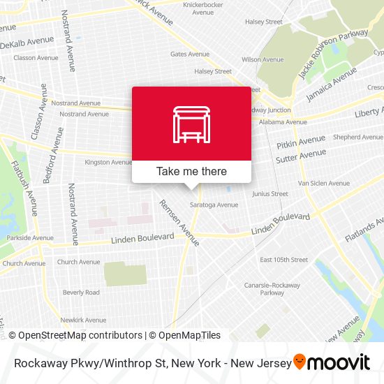 Mapa de Rockaway Pkwy/Winthrop St