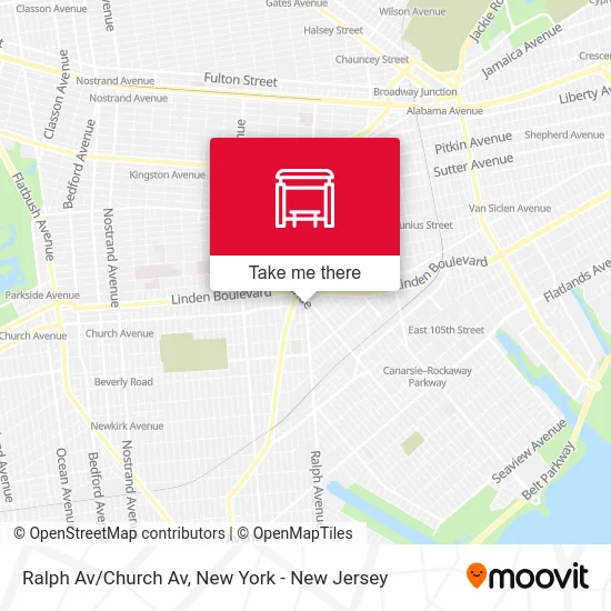 Ralph Av/Church Av map