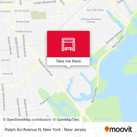 Ralph Av/Avenue N map