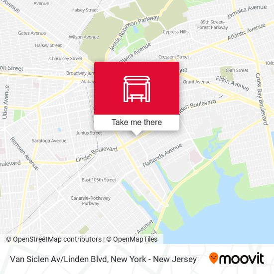 Mapa de Van Siclen Av/Linden Blvd