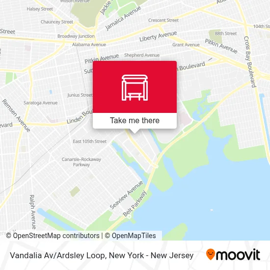 Vandalia Av/Ardsley Loop map