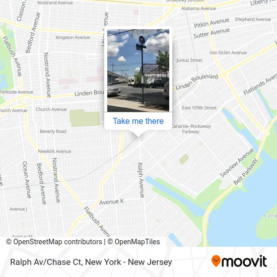 Ralph Av/Chase Ct map