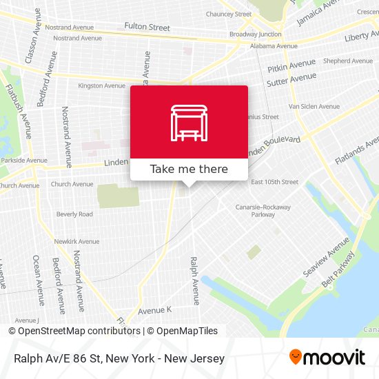 Ralph Av/E 86 St map