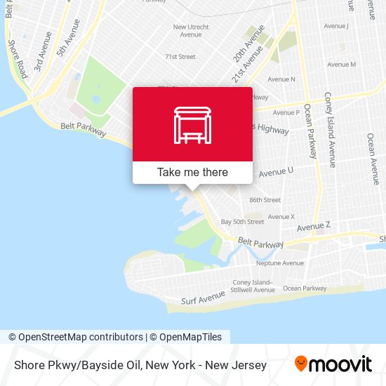 Mapa de Shore Pkwy/Bayside Oil