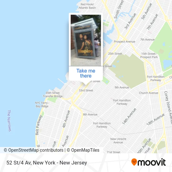 52 St/4 Av map