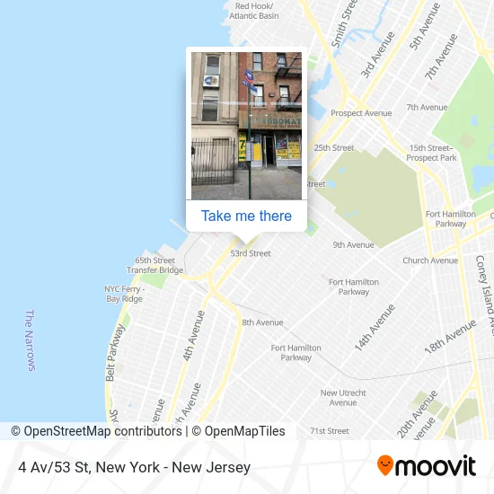 4 Av/53 St map