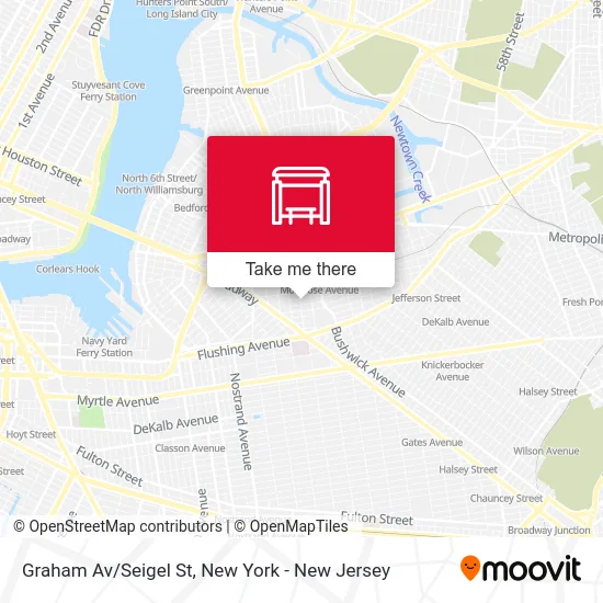 Graham Av/Seigel St map