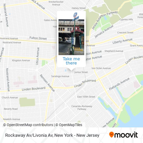 Rockaway Av/Livonia Av map