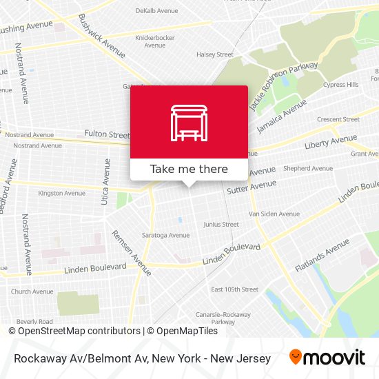 Mapa de Rockaway Av/Belmont Av