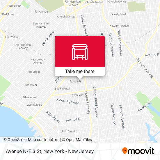 Mapa de Avenue N/E 3 St
