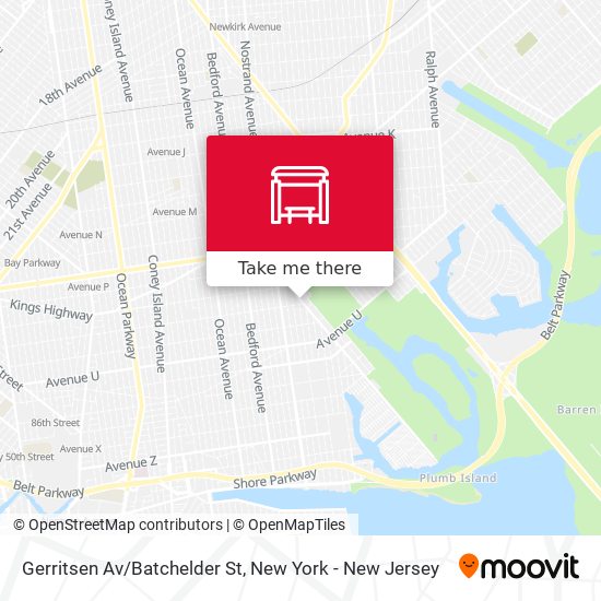 Gerritsen Av/Batchelder St map
