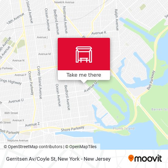 Mapa de Gerritsen Av/Coyle St
