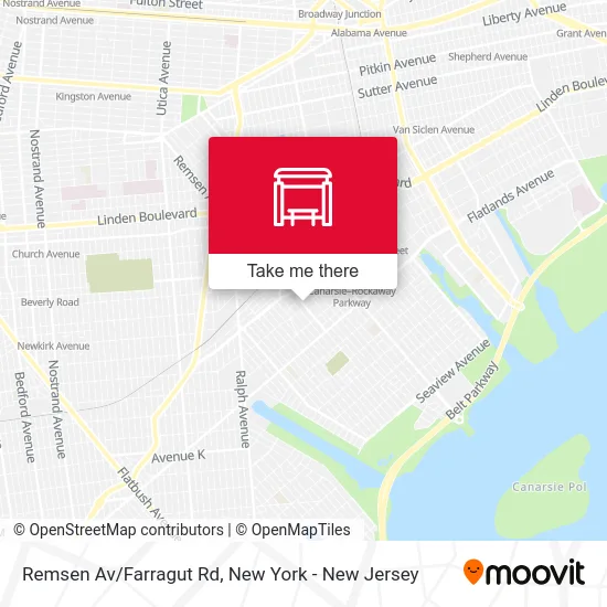 Remsen Av/Farragut Rd map