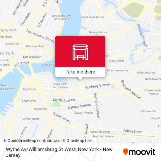 Mapa de Wythe Av/Williamsburg St West