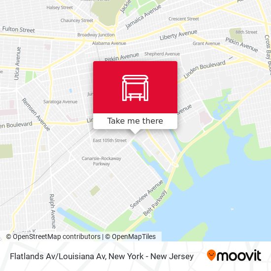 Mapa de Flatlands Av/Louisiana Av