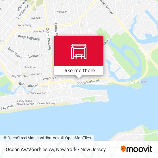 Mapa de Ocean Av/Voorhies Av