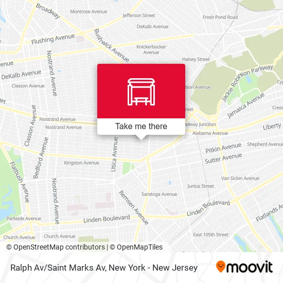 Ralph Av/Saint Marks Av map