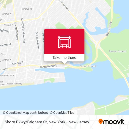 Mapa de Shore Pkwy/Brigham St