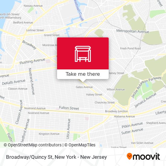 Mapa de Broadway/Quincy St